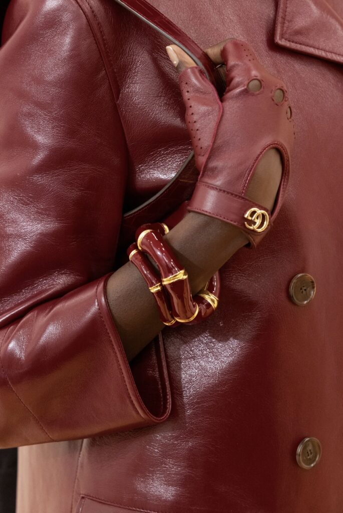 Top Spring 2025 runway trends gloves Gucci