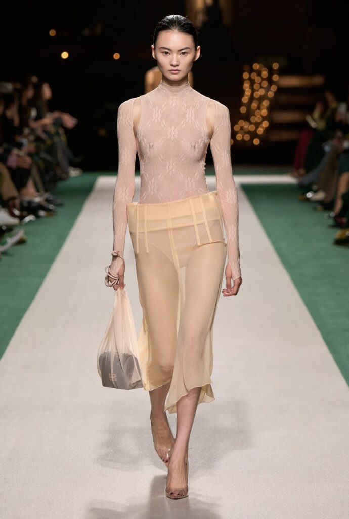 Best Spring Summer 2025 fashion trends on the runway Lace Victoria Beckham