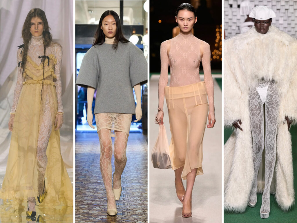 Top 10 SS25 Fashion Trends as per the runway Lace Valentino, Marie Adam Leenaerdt, Victoria Beckham, Luis De Javier