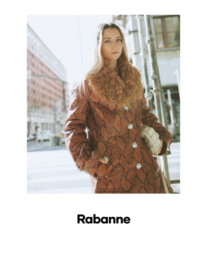 julia comil american fashion influencer french label rabanne