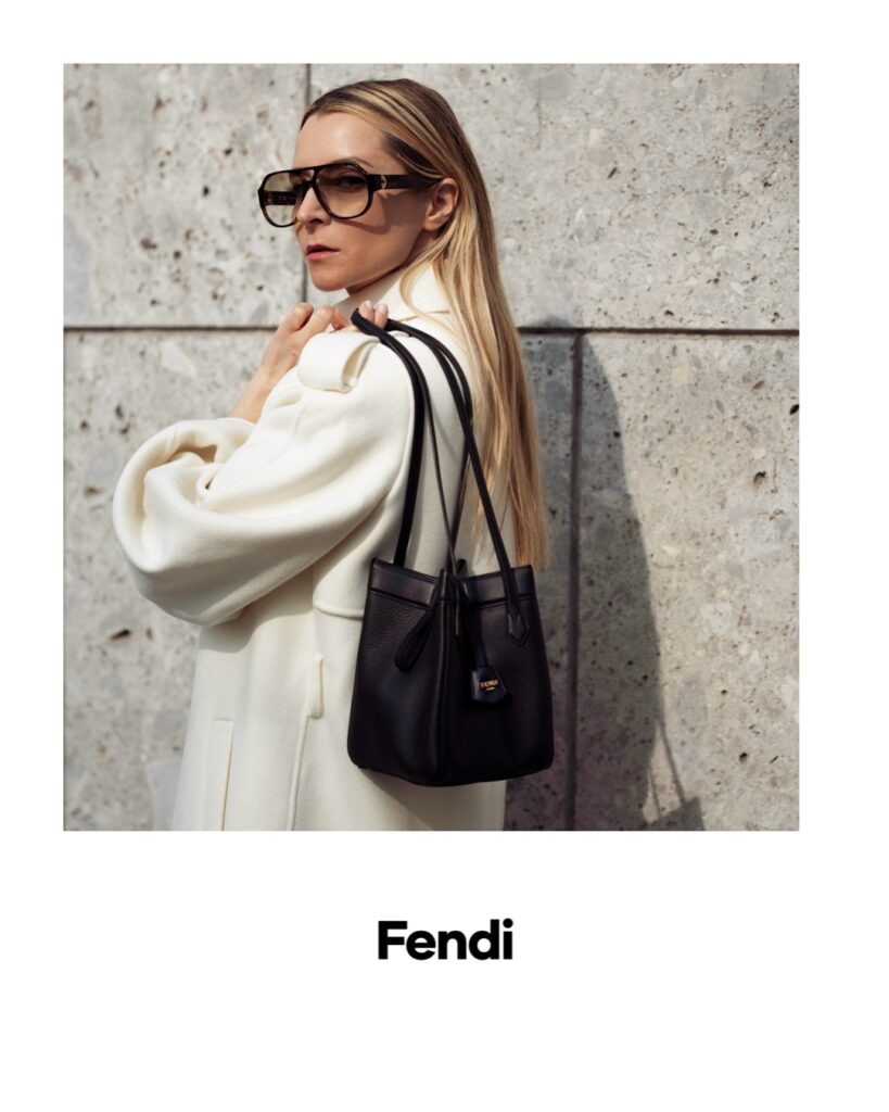 julia comil french american influencer partnership italian brand Fendi