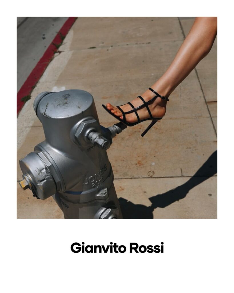 julia comil french fashion influencer collaboration Gianvito Rossi