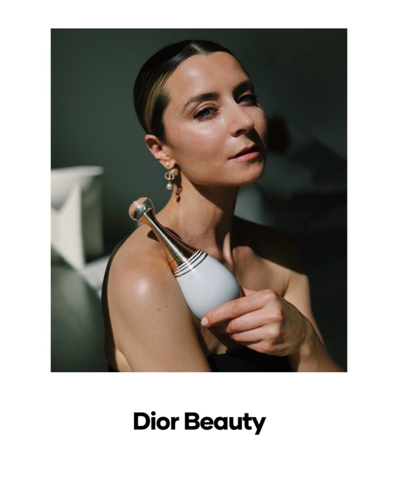 julia comil luxury influencer partnership beauty brand Dior