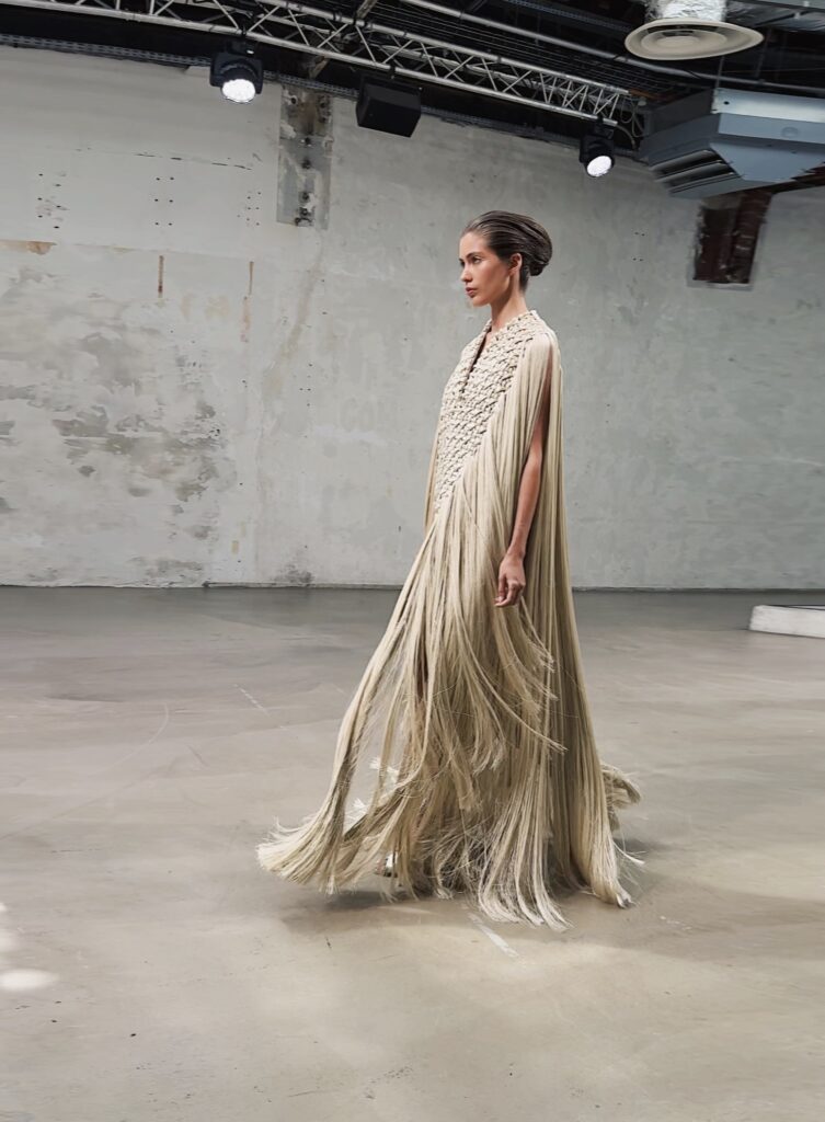 Rami Alali Couture show paris haute couture week july 2025 fringed dress