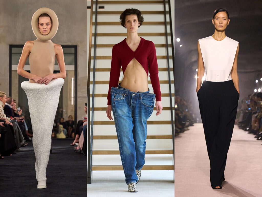 Fall 2025 trends trapeze alaia duran lantink victoria beckham julia comil