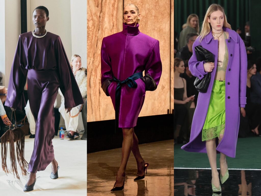 Top 20 Fall Winter 2025 fashion trends purple