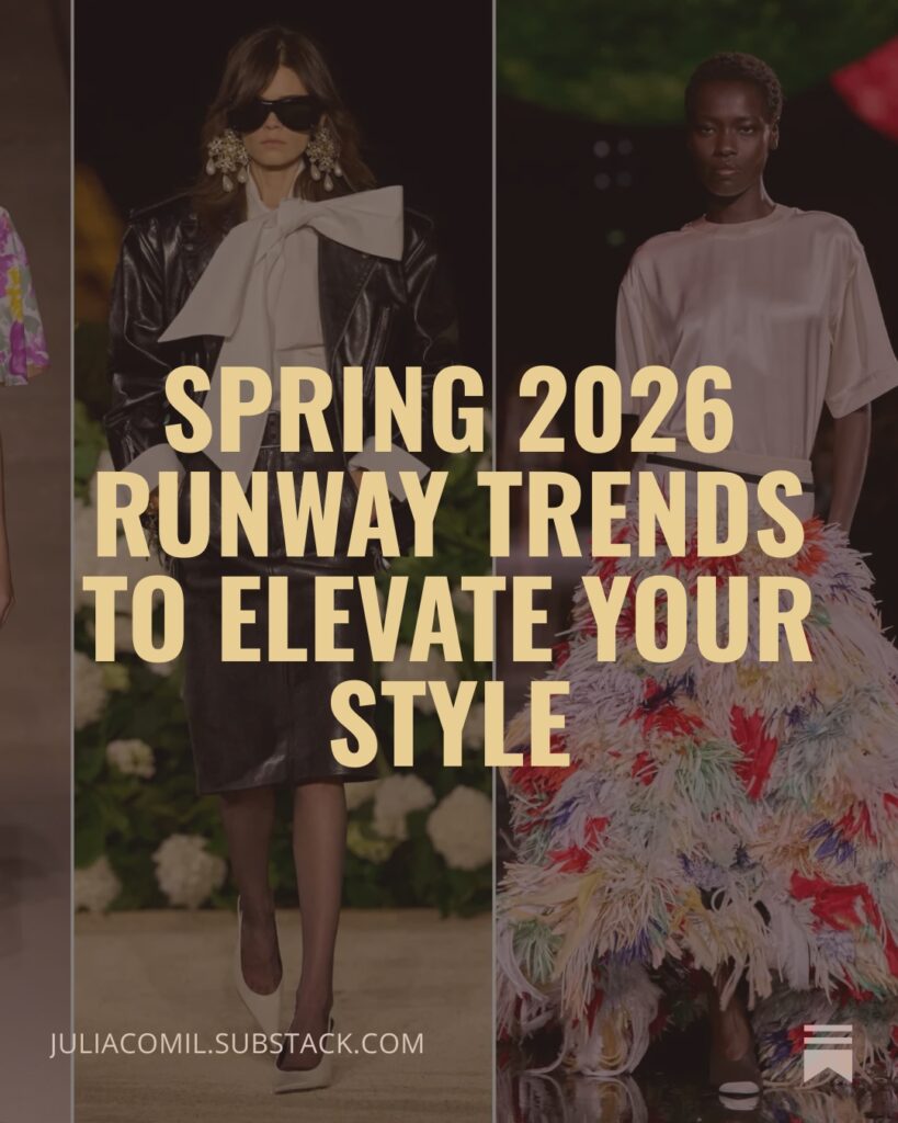 TOP Runway Trends for Spring 2026 Saint Laurent, Chanel