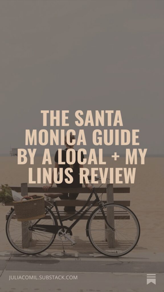 The Santa Monica Bike Routine I Romanticize Daily + my Linus Bike review