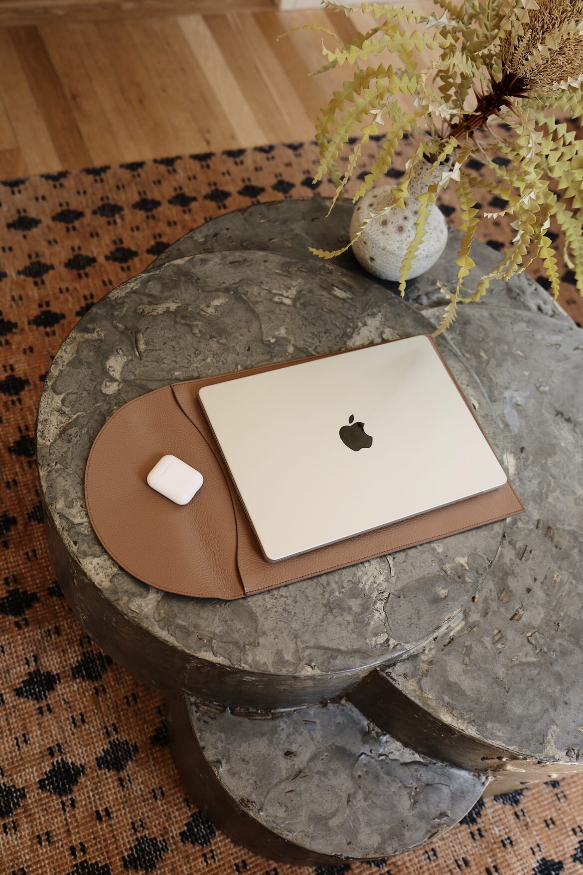 chic leather laptop case