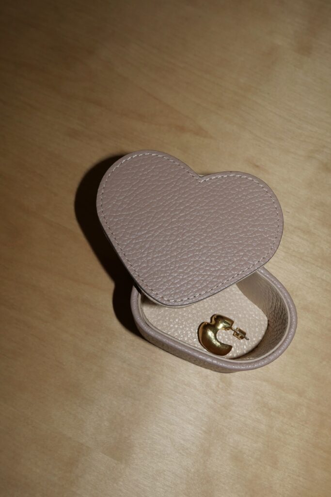 Jewelry and jewelry leather case cuyana