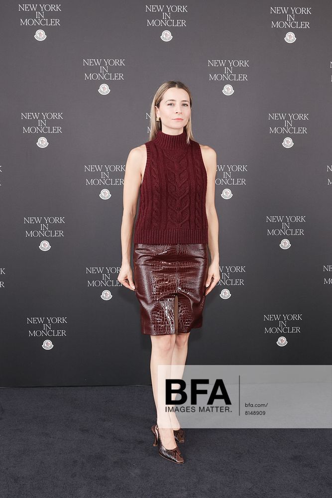 NYFW best looks burgundy croc skirt